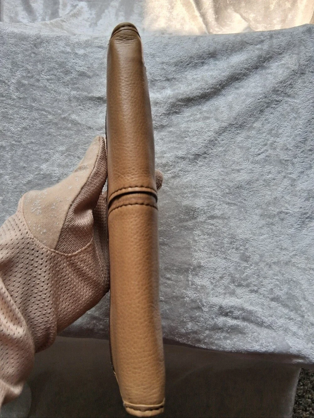 Fossil Maddox Leather Flap Clutch Wallet - Camel/Tan - NWOT